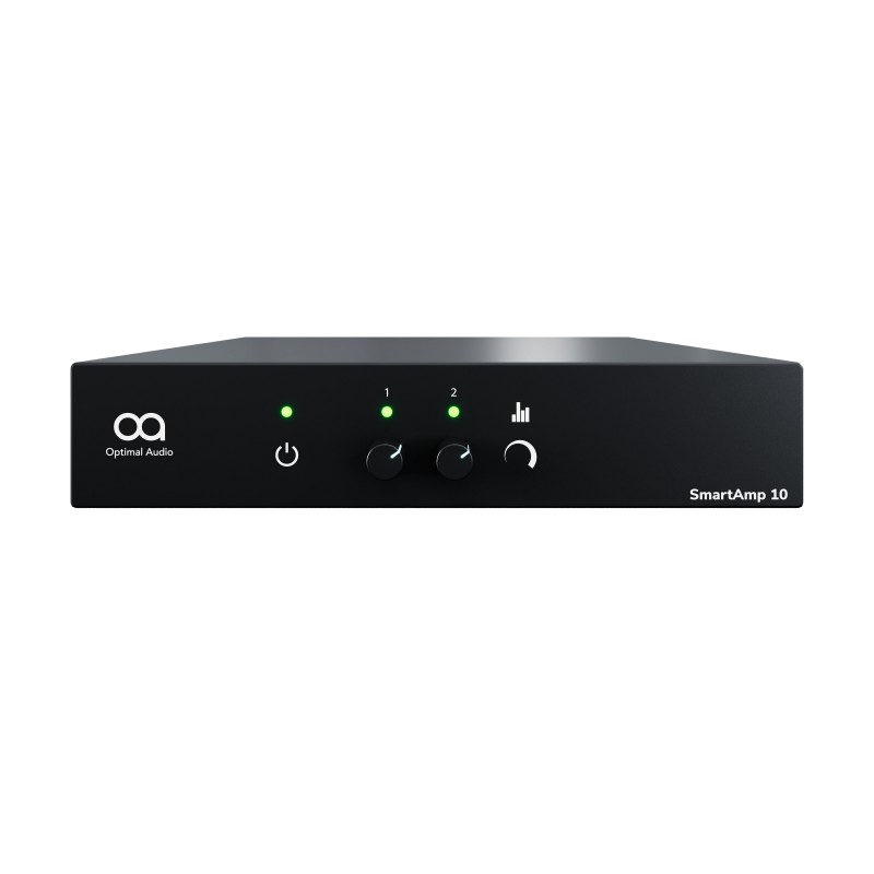 SmartAmp 10 - Wzmacniacz 2 x 125 W ze zintegrowanym procesorem DSPOPTIMAL AUDIO